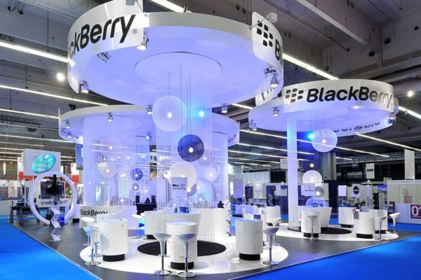 Exhibition lancement de produit mondial Blackberry Z10 Paris