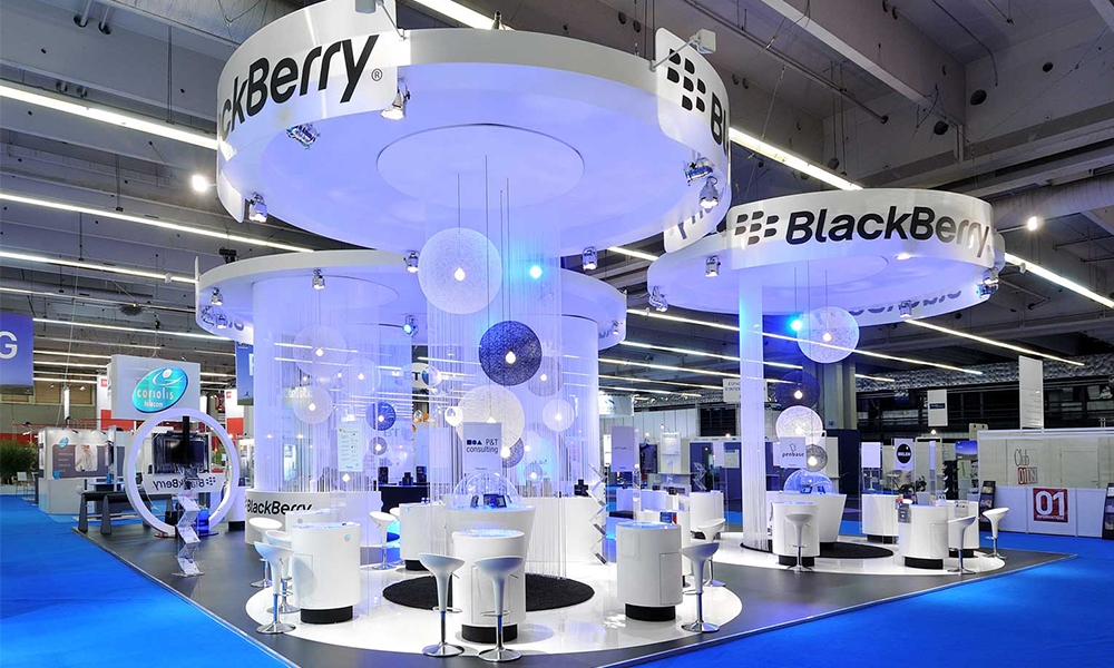 Exhibition lancement de produit mondial Blackberry Z10 Paris